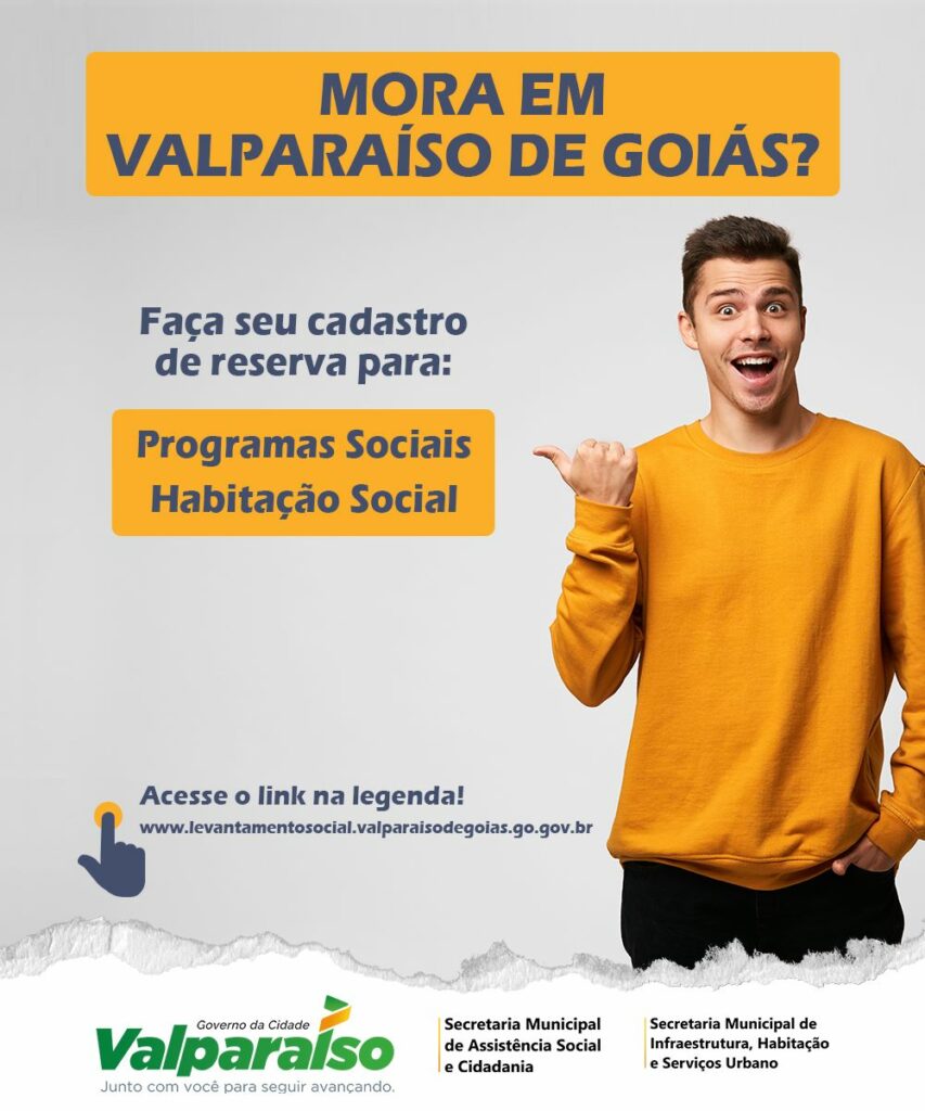 CONFIRA A PROGRAMAÇÃO DO PROJETO RONDON NOS DIAS 23 E 24 DE JANEIRO -  Prefeitura Municipal de Valparaíso de Goiás