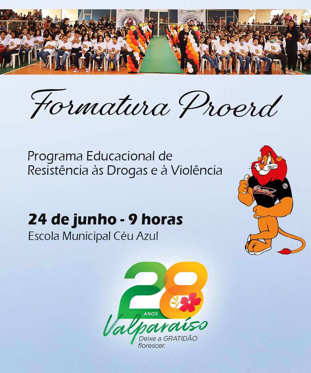 proerd - Programa Educacional de Resistência às Drogas e à violência